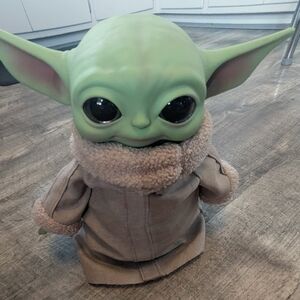 Star Wars Baby Yoda Mandolorian 12" Stuffed Toy By Mattel